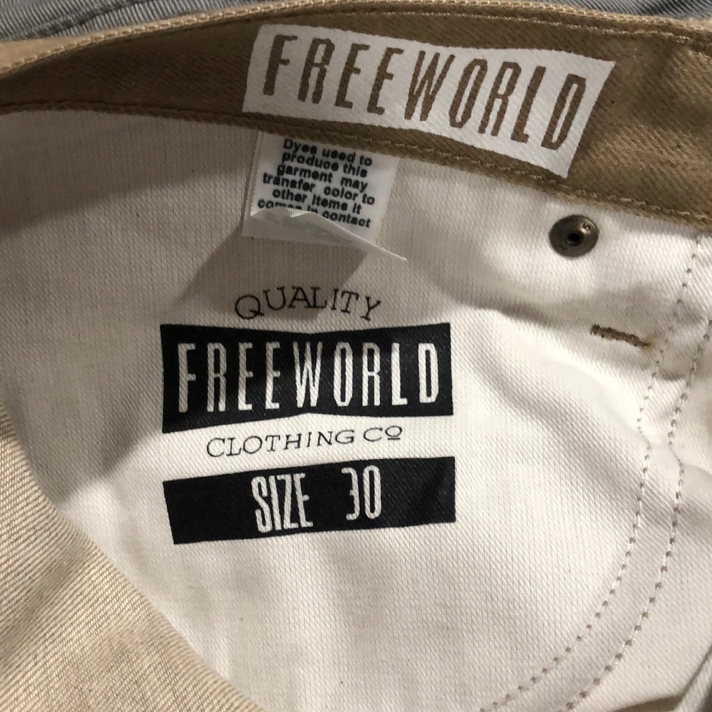 Free World, night train pants, brand new never worn!